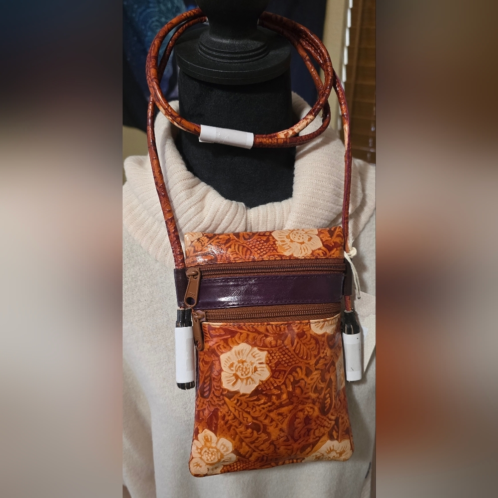 Ruggine Leather Small Handmade Crossbody Bag (A)